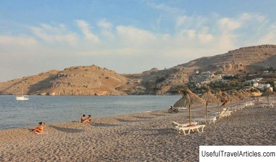 Vlicha Beach description and photos - Greece: Lindos (Rhodes)