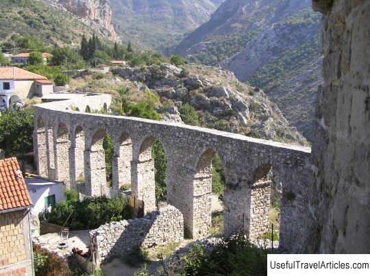 Aqueduct description and photos - Montenegro: Bar