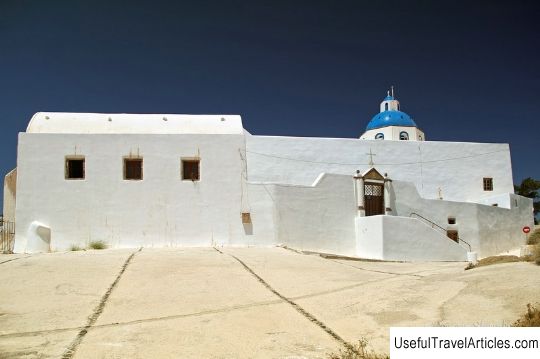 Convent of St. Nicholas (Agios Nikolaos Nunnery) description and photos - Greece: Santorini Island (Thira)
