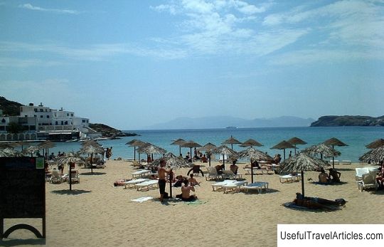 Mylopotas beach description and photos - Greece: Ios island
