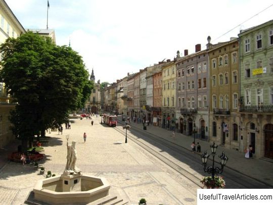 Market square description and photo - Ukraine: Lviv
