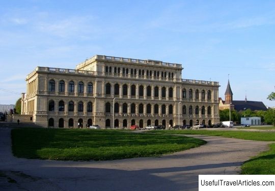 Former trade and financial exchange description and photos - Russia - Baltic States: Kaliningrad