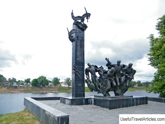 Monument to twenty-three soldiers-guardsmen description and photo - Belarus: Polotsk