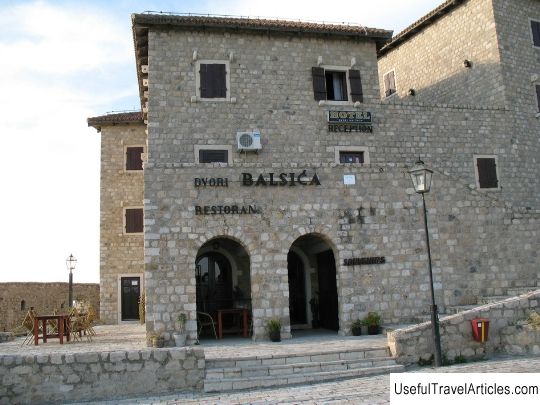 Balsica Kula tower description and photos - Montenegro: Ulcinj