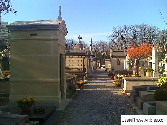 Cemetery Passy (Cimetiere de Passy) description and photos - France: Paris