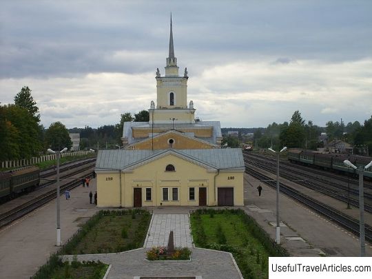 Dnovskaya railway station description and photo - Russia - North-West: Pskov region