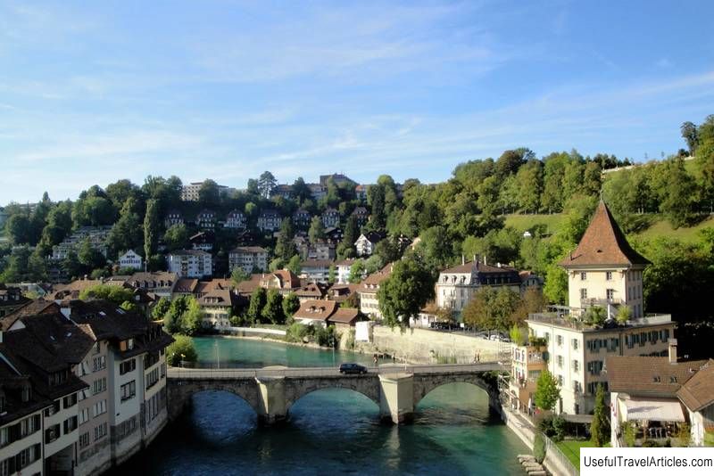 Bridge Untertorbruecke description and photos - Switzerland: Bern