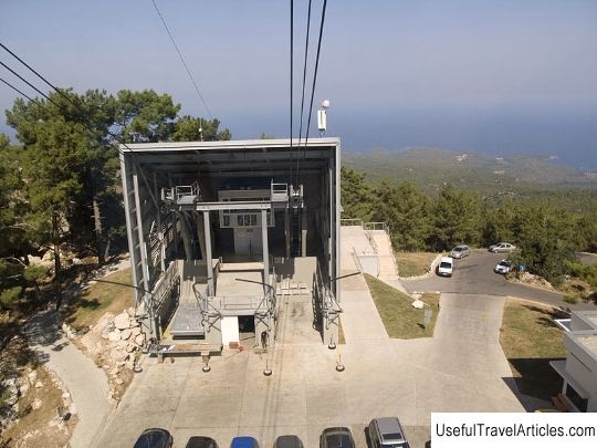 Cable car to the top of Mount Tahtali (Olympos Teleferik) description and photos - Turkey: Kemer