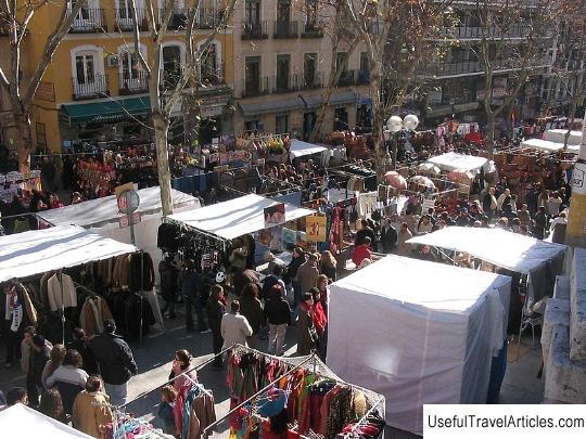 Flea market Rastro (El Rastro de Madrid) description and photos - Spain: Madrid