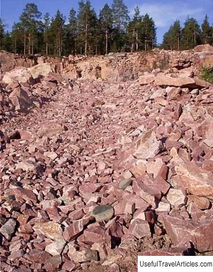 Shoksha quartzite description and photo - Russia - Karelia: Prionezhsky district