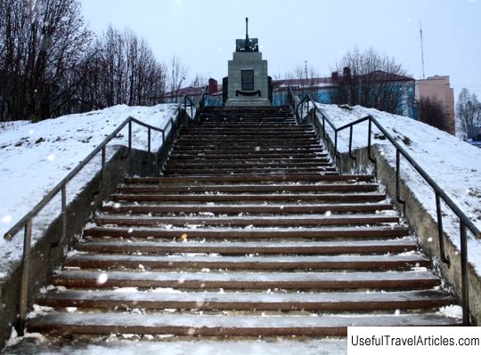 Monument to the 6th Heroic Battery description and photos - Russia - North-West: Murmansk