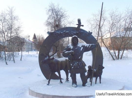 Monument to reindeer transport battalions description and photos - Russia - North-West: Naryan-Mar