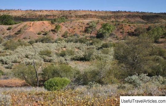 Henbury Meteorites Conservation Reserve description and photos - Australia: Alice Springs