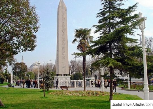 Egyptian obelisk (Dikilitas) description and photos - Turkey: Istanbul