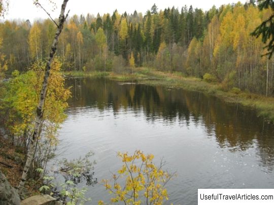 River Suna description and photo - Russia - Karelia: Kondopozhsky district