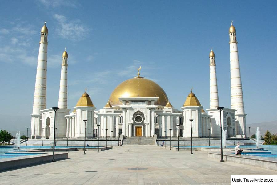 Turkmenbashi Rukhy Mosque description and photos - Turkmenistan: Ashgabat