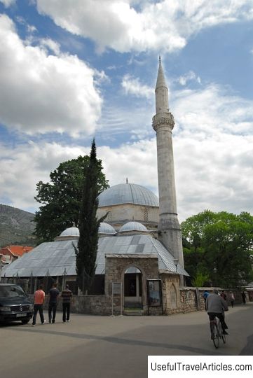 Karagoz-bek Mosque (Karadjozbegova Dzamija) description and photos - Bosnia and Herzegovina: Mostar
