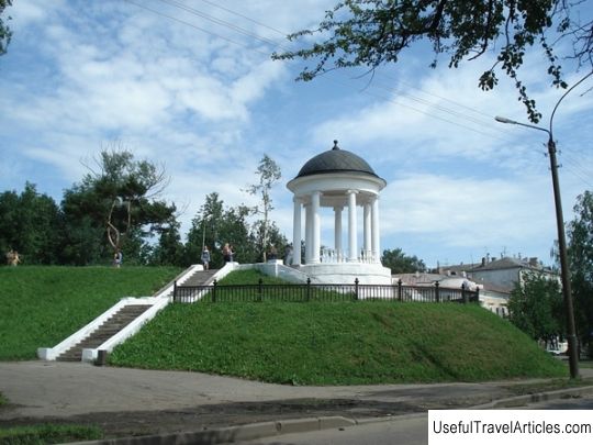 Ostrovsky's pavilion description and photo - Russia - Golden Ring: Kostroma