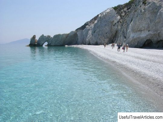 Lalaria Beach and caves - description and photos - Greece: Skiathos Island