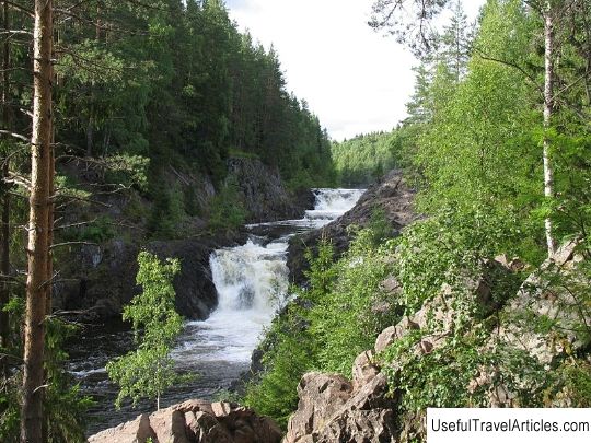 Waterfall Kivach description and photos - Russia - Karelia: Kondopozhsky district