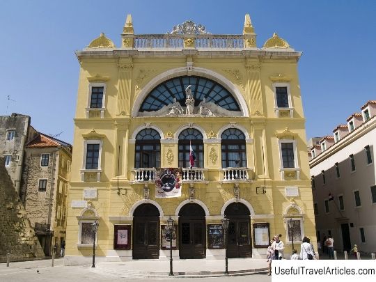 Croatian National Theater (Hrvatsko narodno kazaliste) description and photos - Croatia: Split