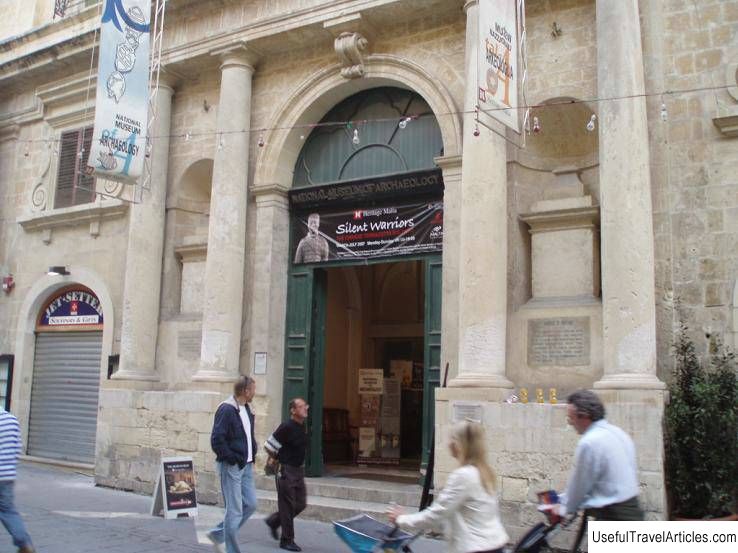Valletta Archaeological Museum (Museum of Archeology) description and photos - Malta: Valletta
