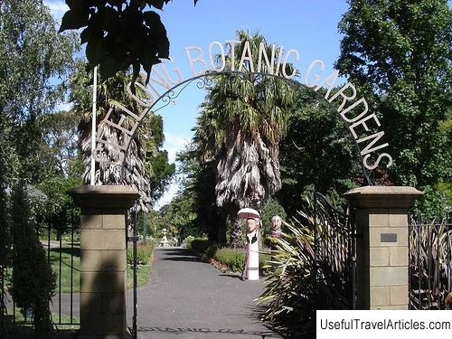 The Geelong Botanic Gardens description and photos - Australia: Geelong