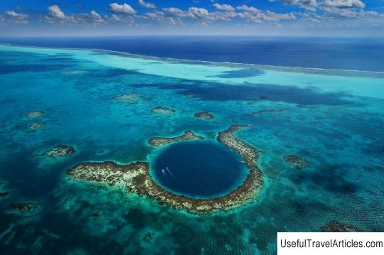 Great Blue Hole description and photos - Belize: Belize Barrier Reef