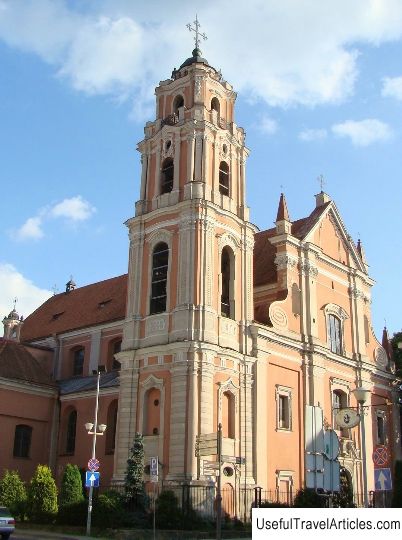 All Saints Church (Visu Sventuju baznycia) description and photos - Lithuania: Vilnius