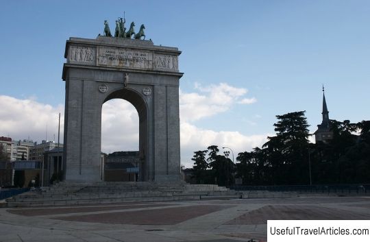 Arch of Victory (Arco de la Victoria) description and photos - Spain: Madrid
