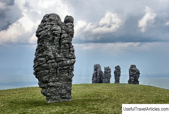 Pillars of weathering on the Manpupuner plateau description and photo - Russia - North-West: Komi Republic