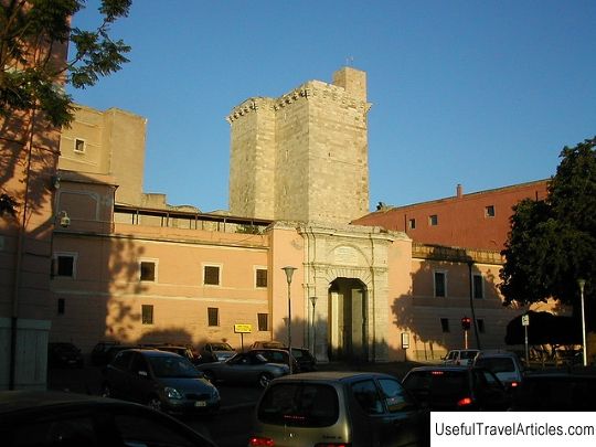 Torre di San Pancrazio and Torre del Elefante (Torre di san Pancrazio e Torre dell'Elefante) description and photos - Italy: Cagliari (Sardinia island)