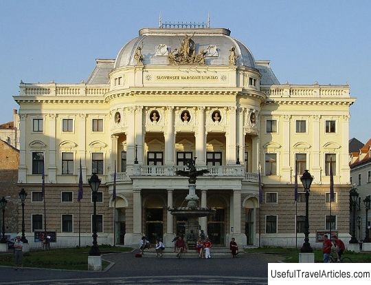 Slovak National Theater (Slovenske narodne divadlo) description and photos - Slovakia: Bratislava