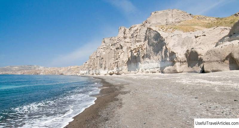White beach description and photos - Greece: Santorini Island (Thira)