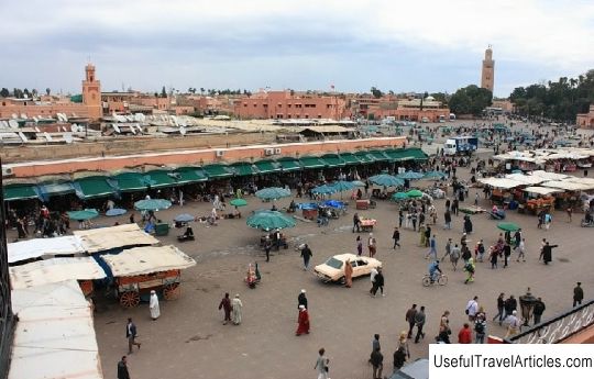 Medina and Jemaa-El-Fna square description and photos - Morocco: Marrakesh