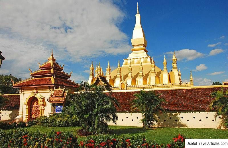 Pha That Luang Buddhist stupa description and photos - Laos: Vientiane