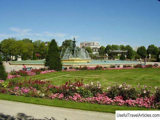 City park Jardin du Mail description and photos - France: Angers