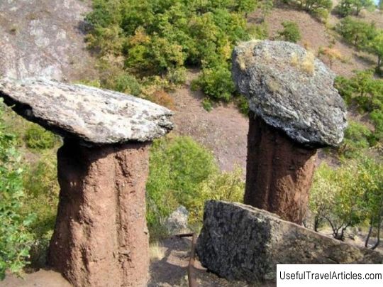 Stone mushrooms (Valley of Sotera) description and photos - Crimea: Alushta