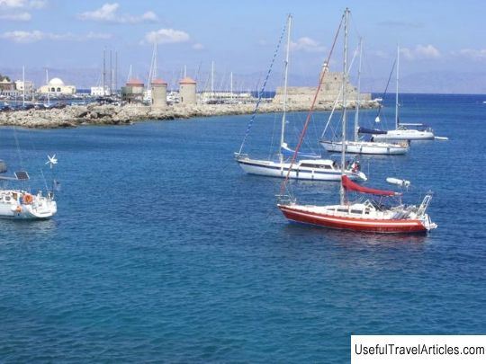 Mandraki Port description and photos - Greece: Rhodes