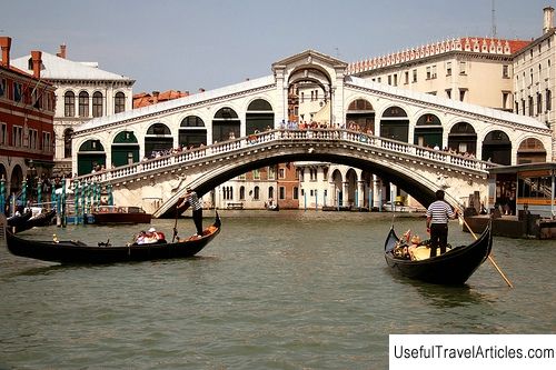 Rialto Bridge (Ponte di Rialto) description and photos - Italy: Venice
