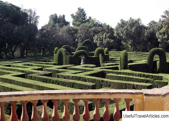 Park ”Labyrinth” (Parc del Laberint) description and photos - Spain: Barcelona
