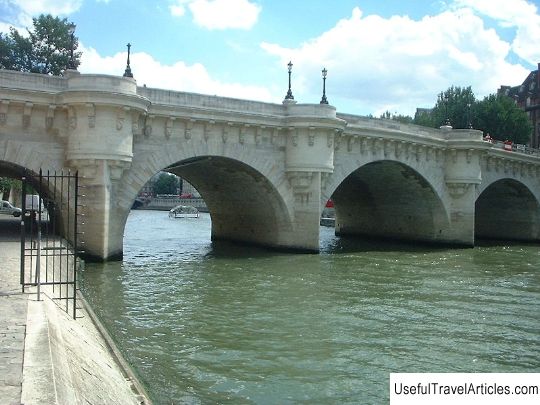 New Bridge (Pont Neuf) description and photos - France: Paris
