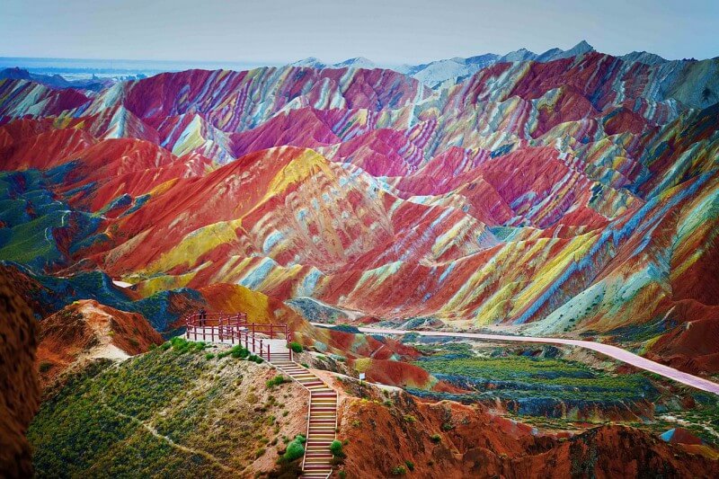 Colored Mountains of China
