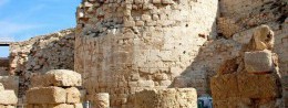 Ruins of Herodium in Israel, Bethlehem resort