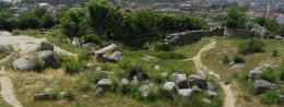 Ruins of the Thracian city of Eumolpias in Bulgaria, Plovdiv resort