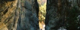Samaria Gorge (Samaria Gorge) in Greece, Crete resort