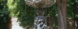 Singing fountain in the Czech Republic, Prague spa