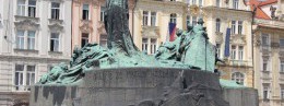 Monument to Jan Hus in the Czech Republic, Prague resort