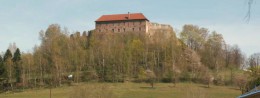 Pecka Castle in the Czech Republic, spa Lazne Belograd