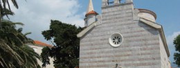 Holy Trinity Church in Montenegro, Budva resort